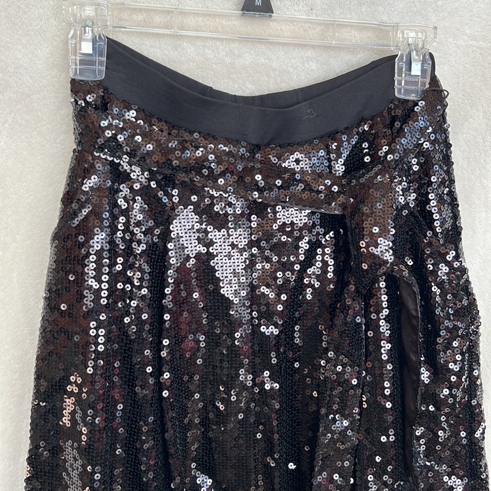 Black Sequin Hip Hop Dance Pants